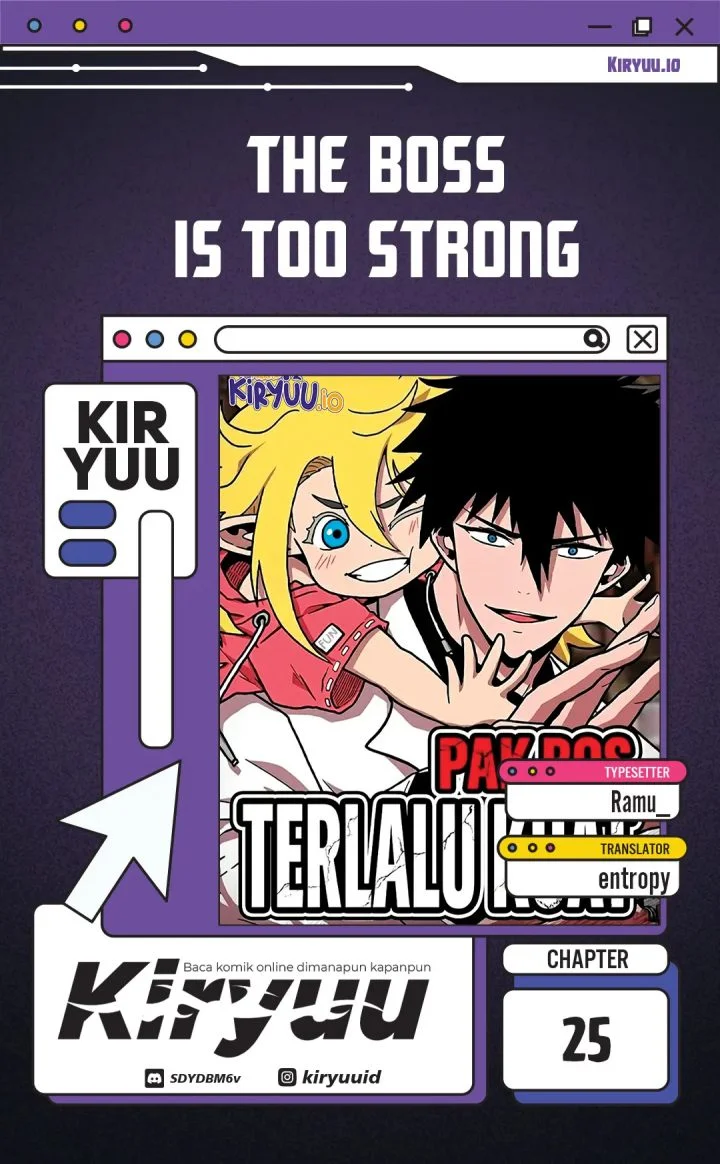 The Boss Is Too Strong Chapter 25 - halaman 1