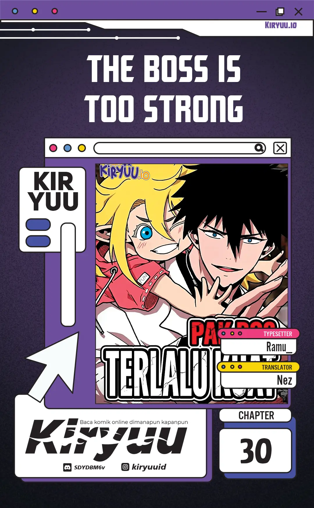 The Boss Is Too Strong Chapter 30 - halaman 1