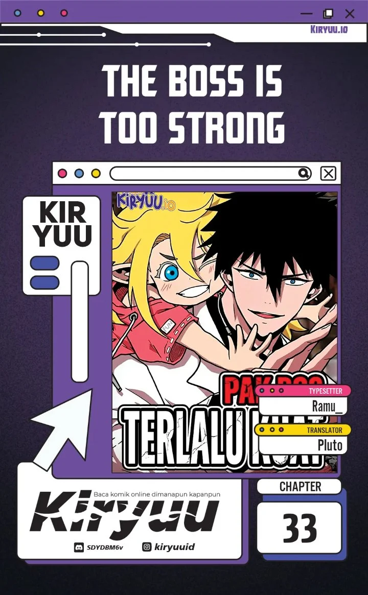 The Boss Is Too Strong Chapter 33 - halaman 1