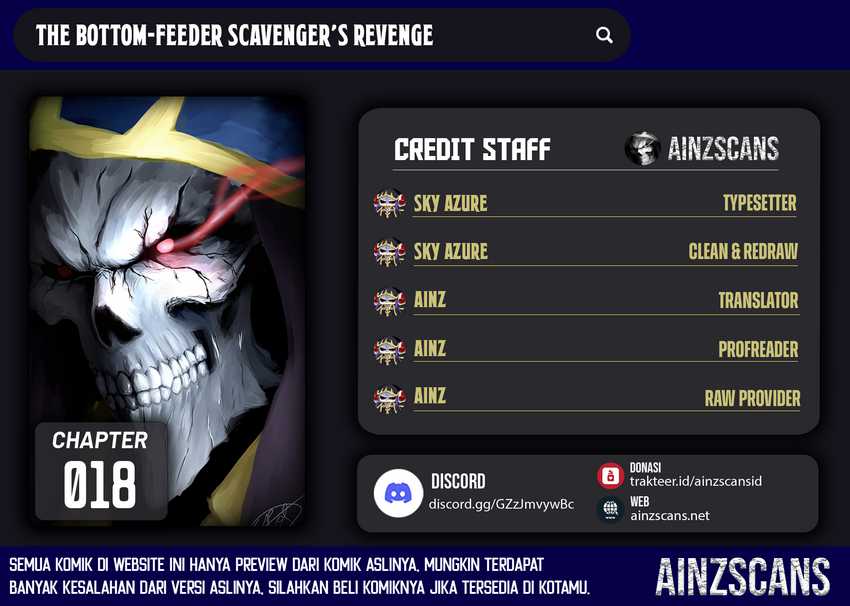 The Bottom Feeder Scavengers Revenge Chapter 18 - halaman 1