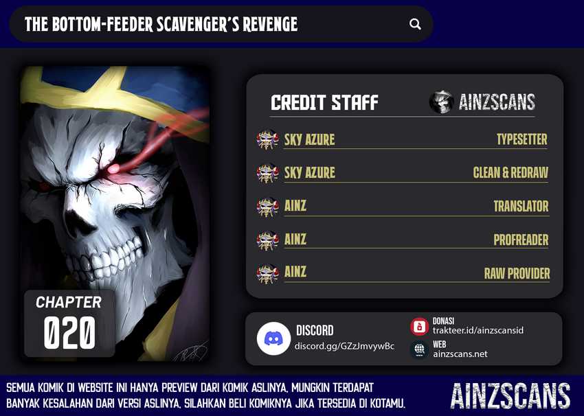 The Bottom Feeder Scavengers Revenge Chapter 20 - halaman 1