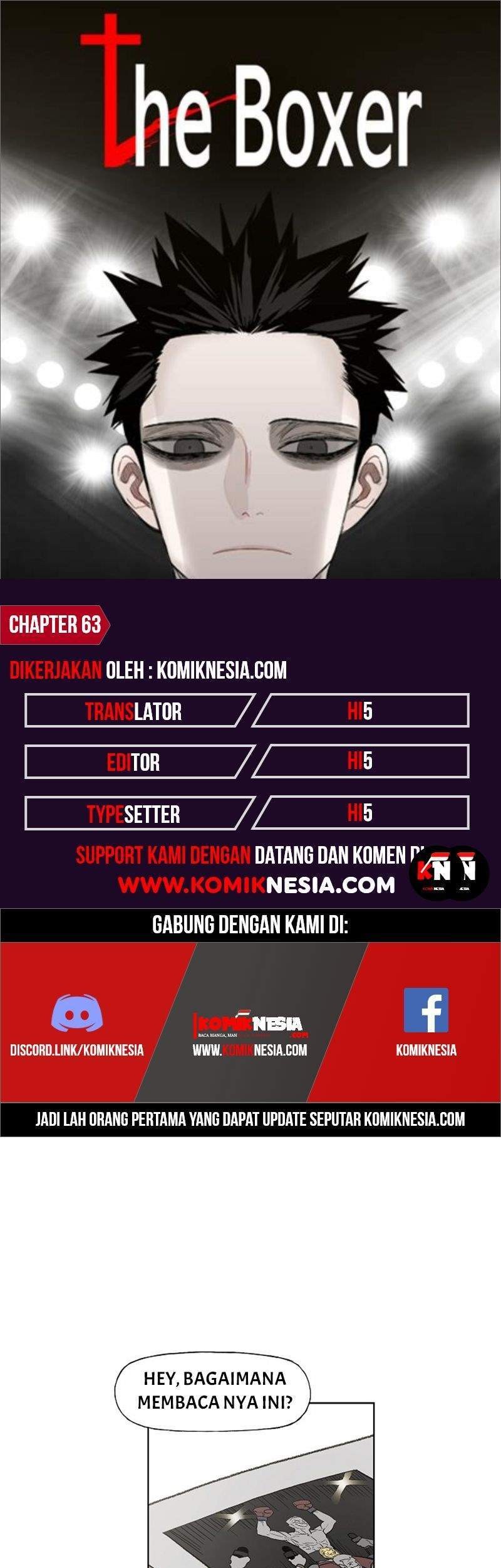 The Boxer Chapter 63 - halaman 1