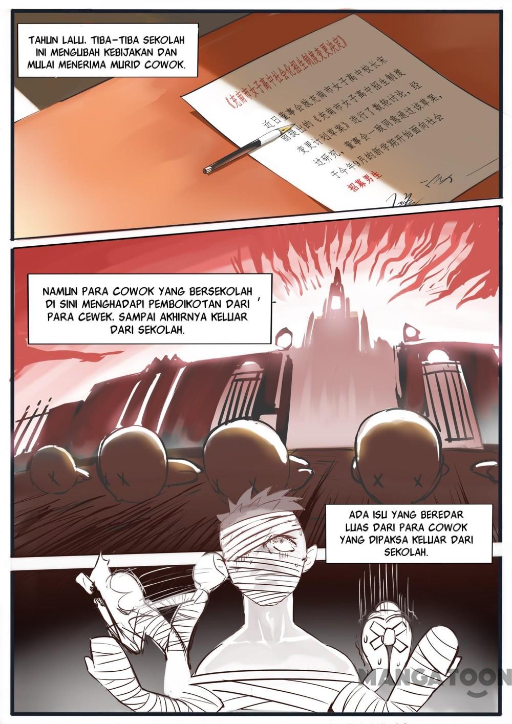 The Boy in the All-Girls School Chapter 1 - halaman 2