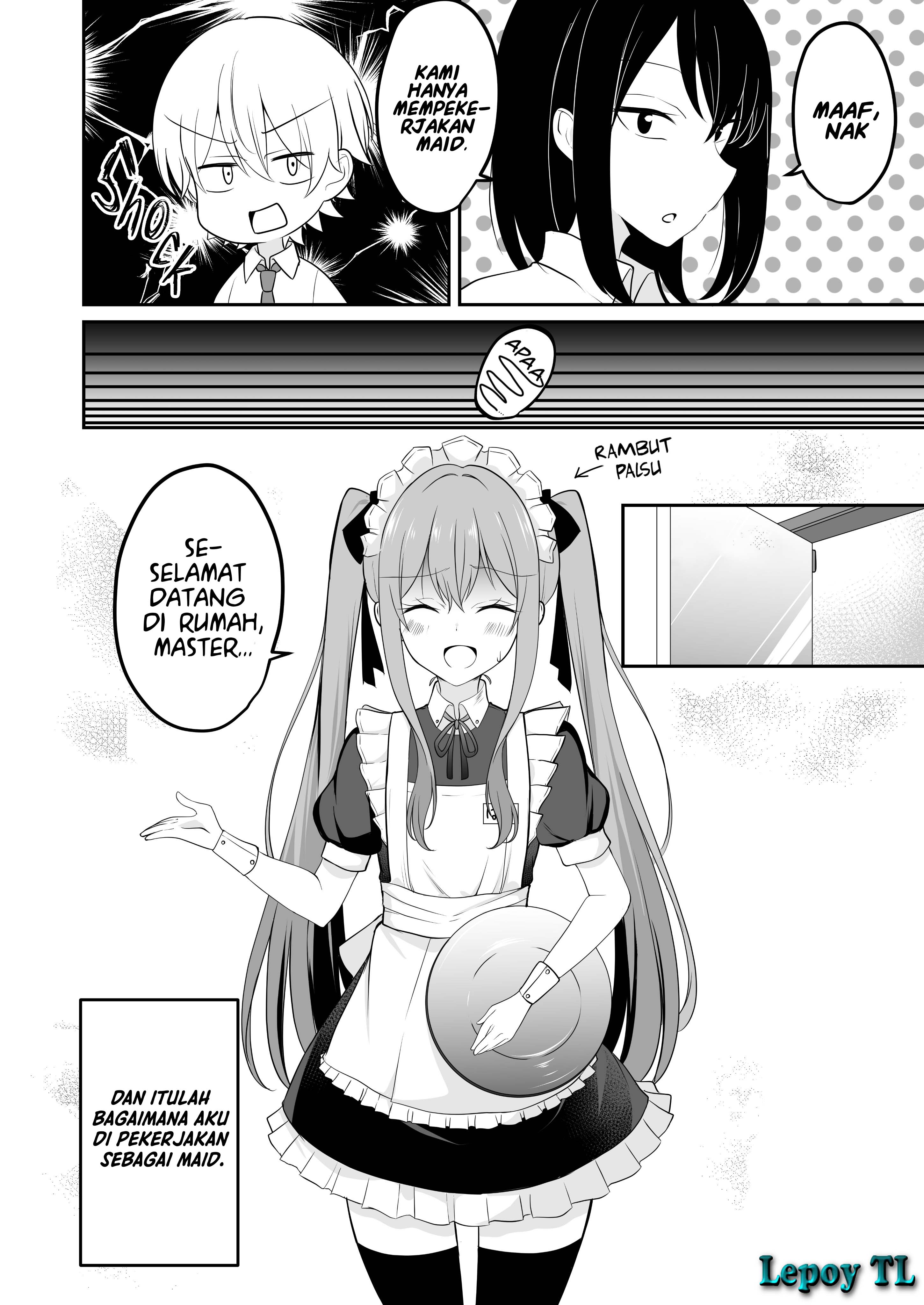The Boy Who Somehow Ended Up Working in a Maid Cafe Chapter 0 - halaman 4