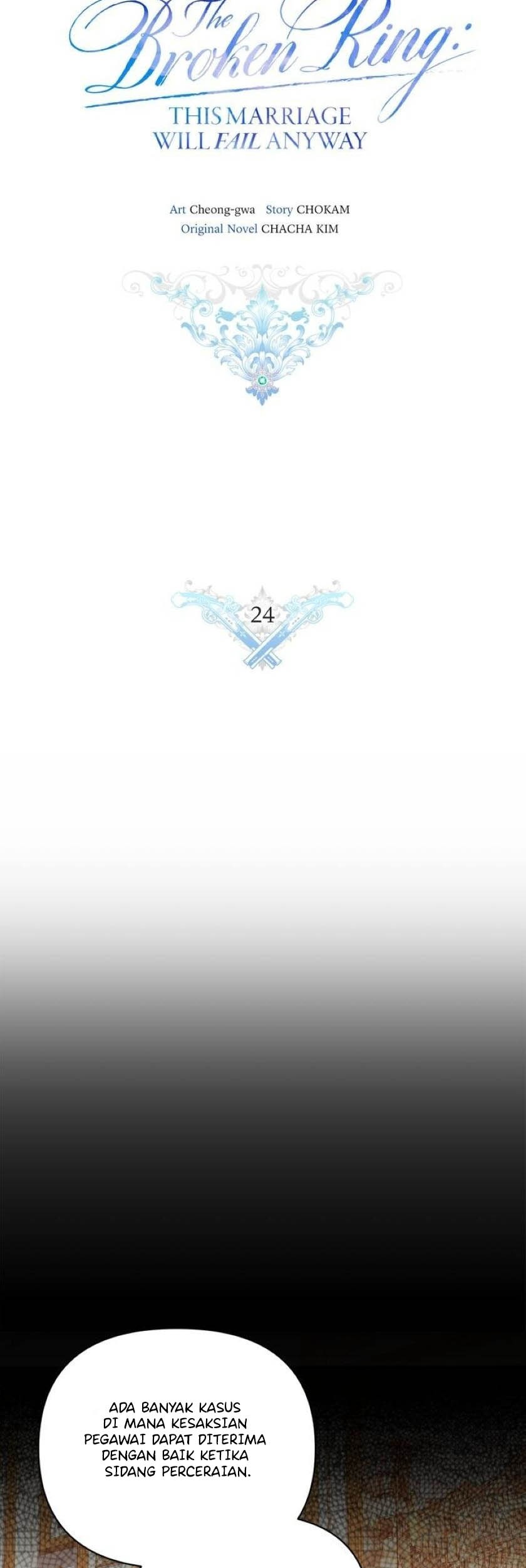 The Broken Ring: This Marriage Will Fail Anyway Chapter 24 - halaman 16