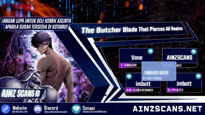 The Butcher Blade That Pierces All Realms Chapter 20 - halaman 1