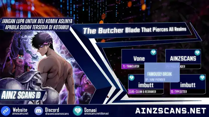 The Butcher Blade That Pierces All Realms Chapter 21 - halaman 1