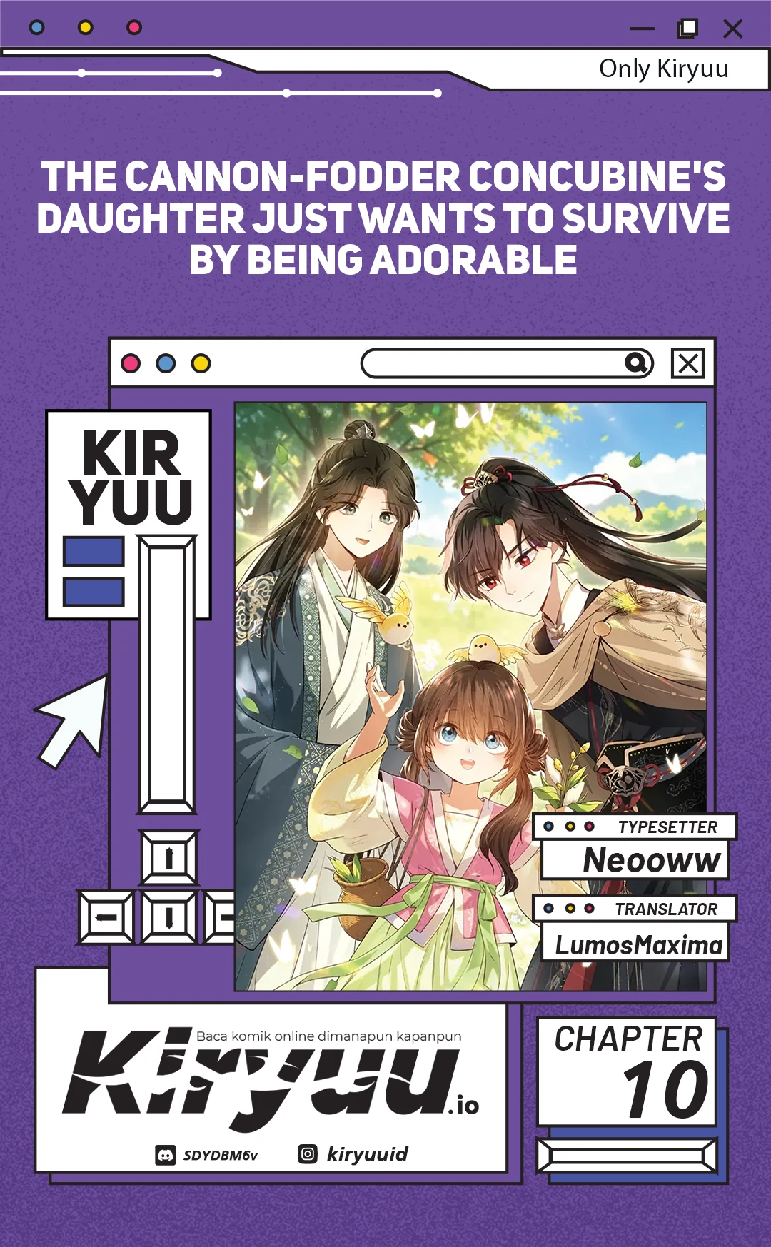 The Cannon-Fodder Concubine's Daughter Just Wants to Survive by Being Adorable Chapter 10 - halaman 1