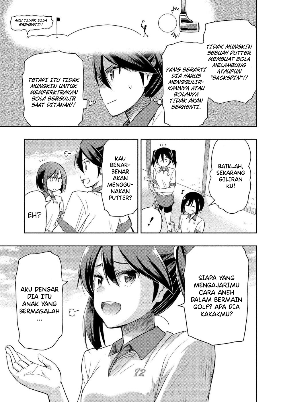 The Case Of Me, A Pro Golfer, Being Reincarnated As My Little Sister’s Putter Chapter 3 - halaman 3