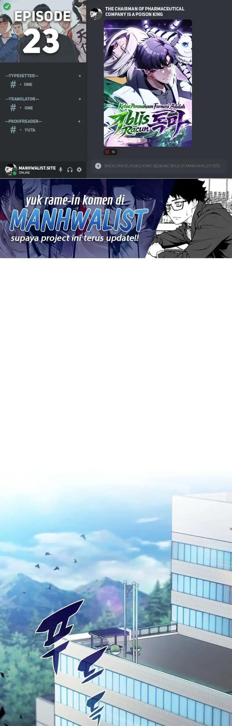 The Chairman of Pharmaceutical Company is a Poison King Chapter 23 - halaman 1