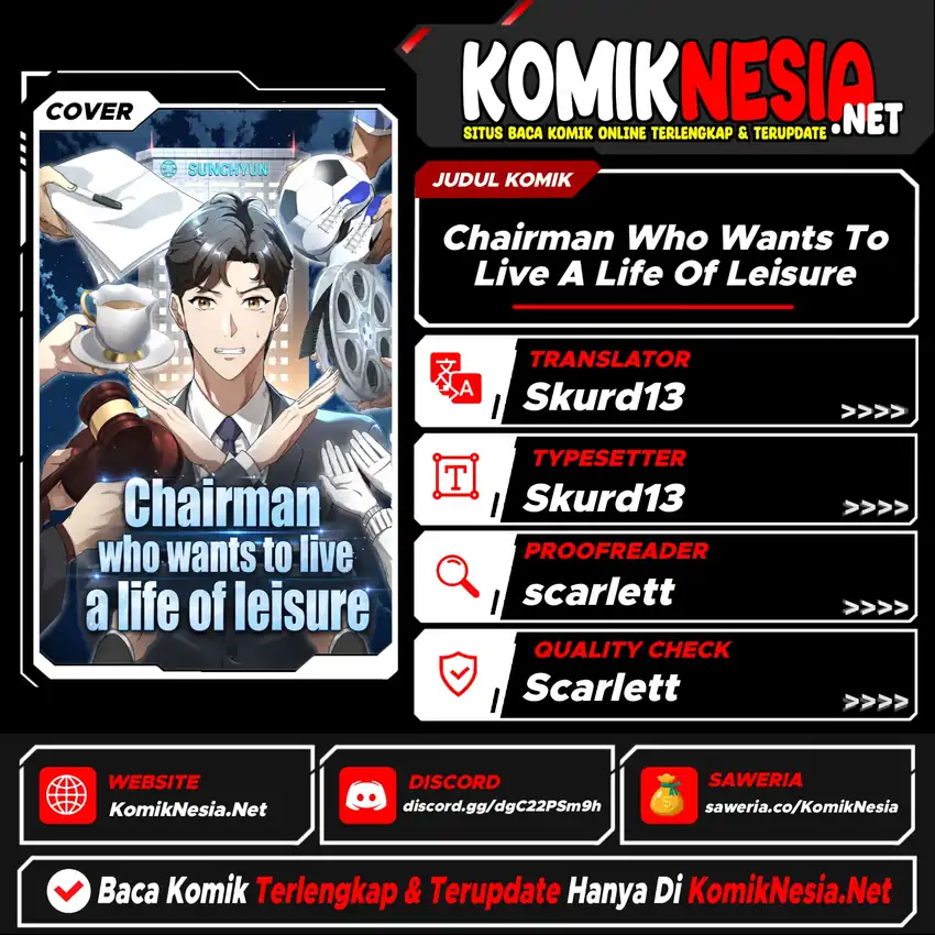 The Chairman Who Just Wants to Slack Off Chapter 6 - halaman 1