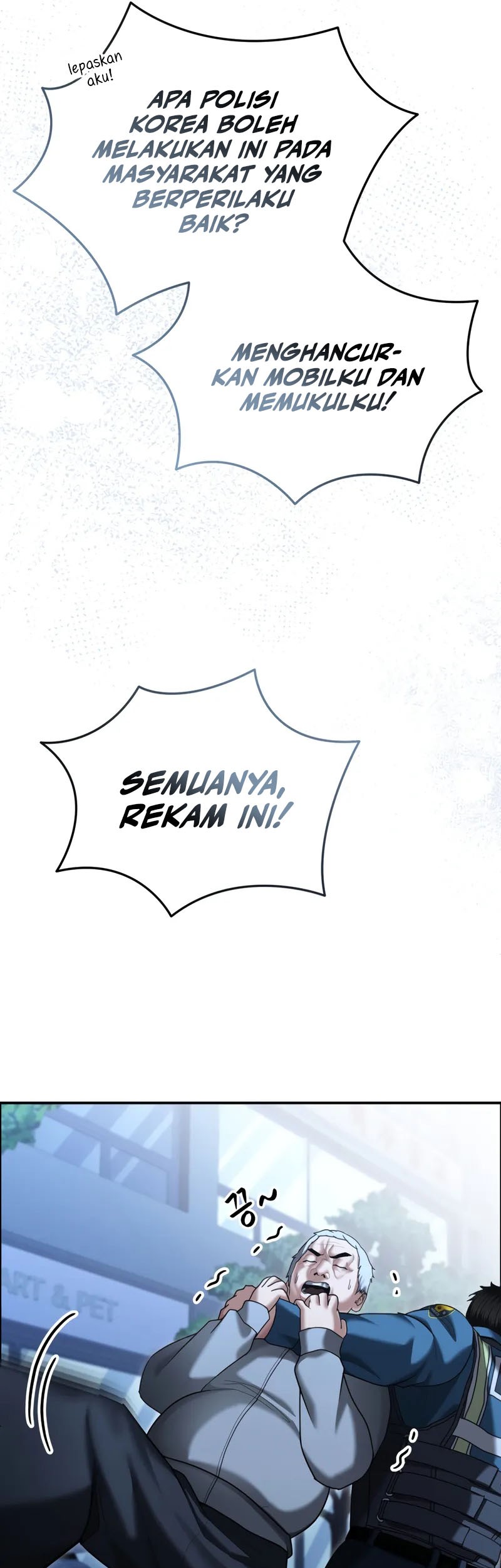 The Cop Is Too Strong Chapter 17 - halaman 58