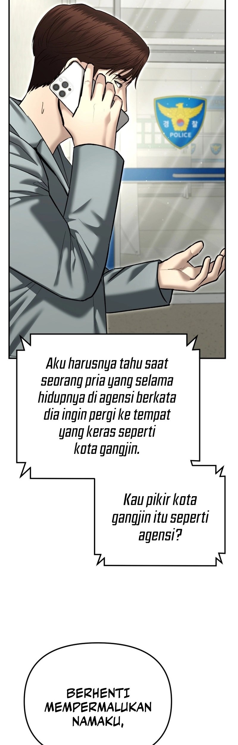 The Cop Is Too Strong Chapter 38 - halaman 59