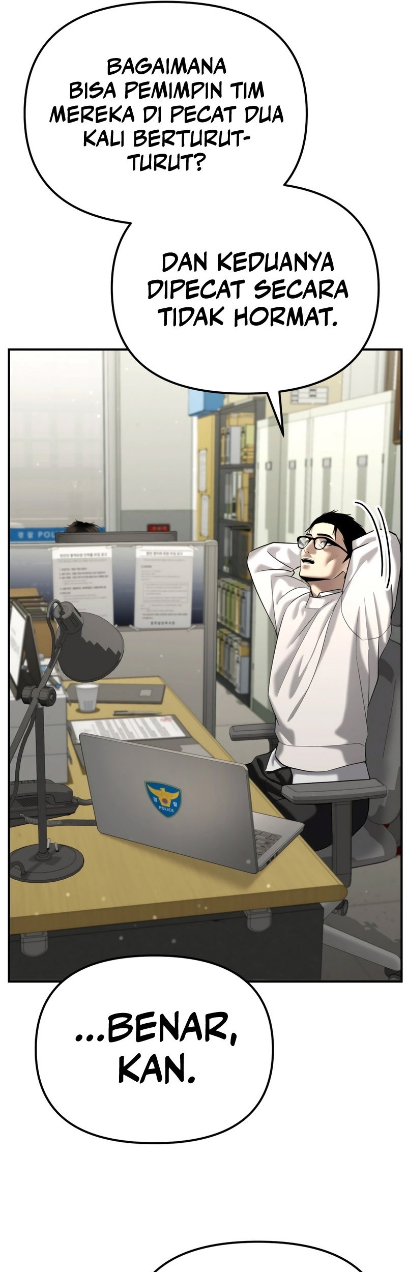 The Cop Is Too Strong Chapter 44 - halaman 45