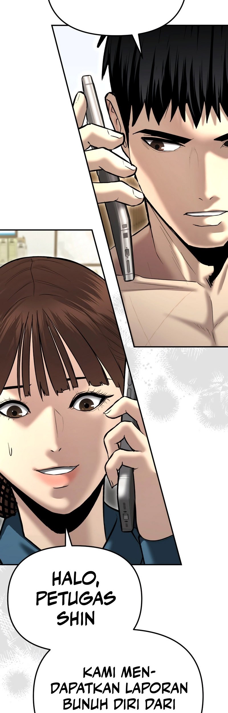 The Cop Is Too Strong Chapter 44 - halaman 86