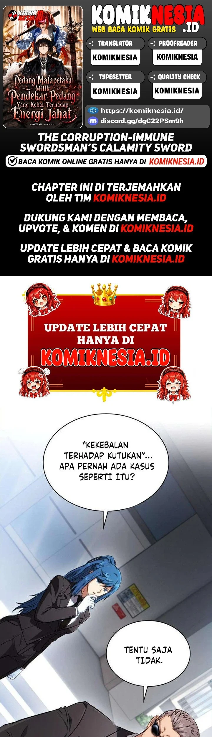 The Corruption-Immune Swordsman’s Calamity Sword Chapter 2 - halaman 1