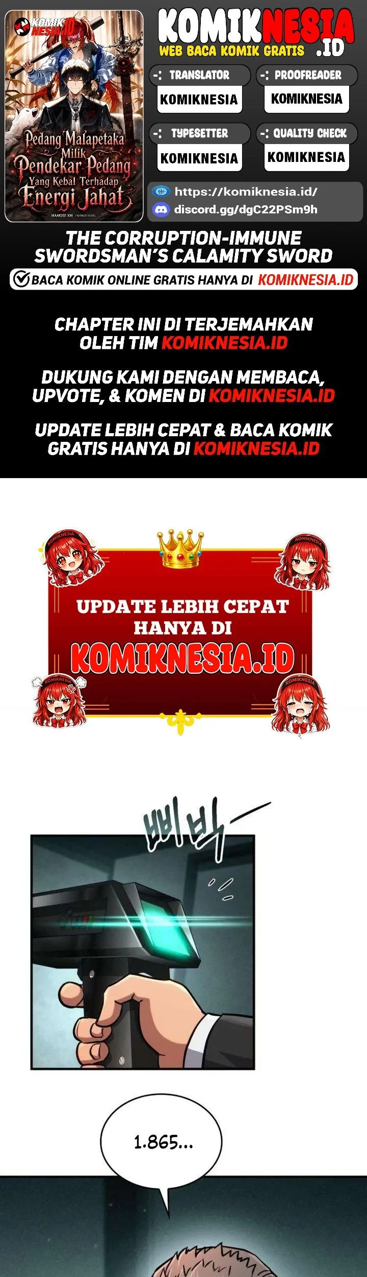 The Corruption-Immune Swordsman’s Calamity Sword Chapter 6 - halaman 1