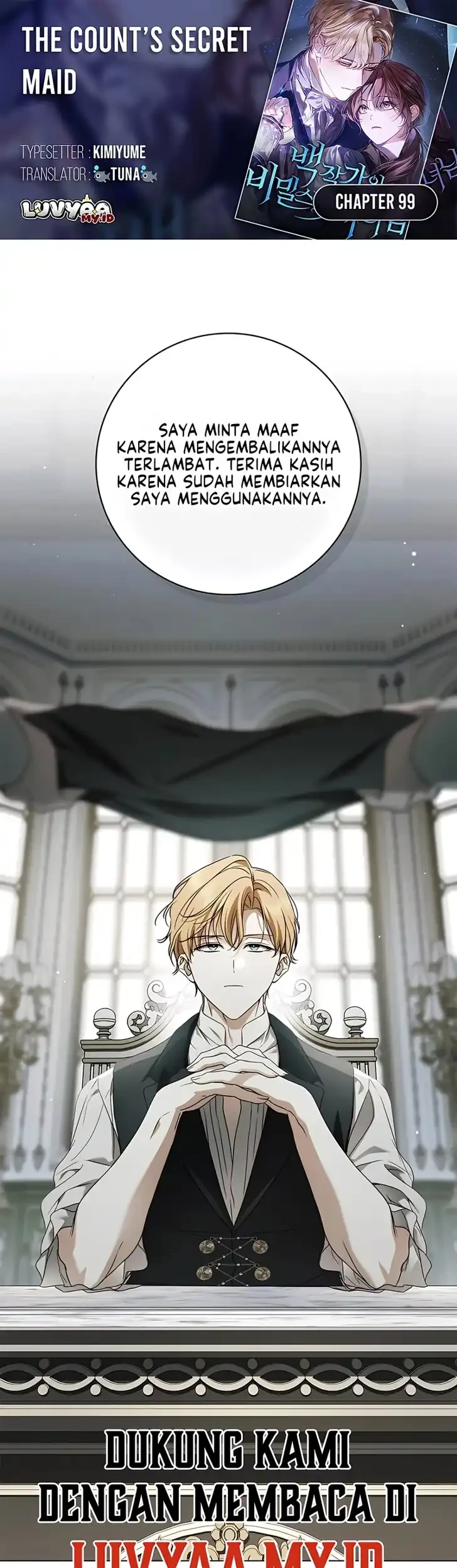 The Count's Secret Maid Chapter 99 - halaman 1