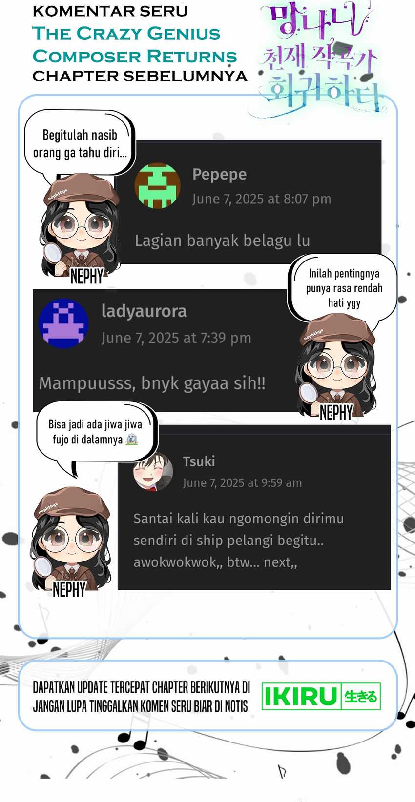 The Crazy Genius Composer Returns Chapter 70 - halaman 90