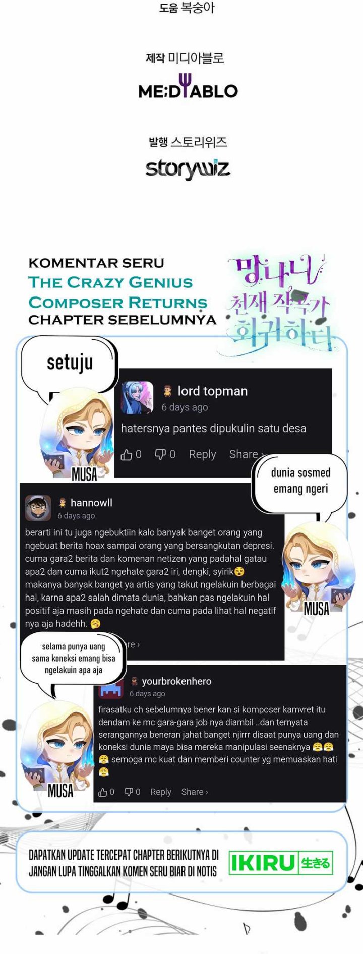 The Crazy Genius Composer Returns Chapter 71 - halaman 89