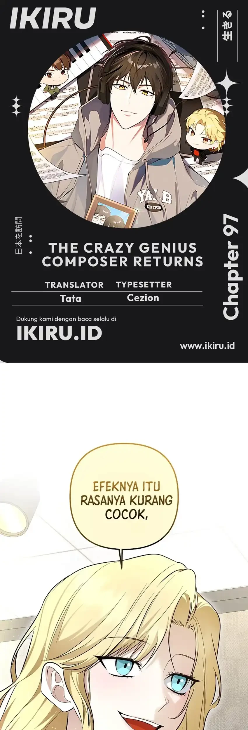 The Crazy Genius Composer Returns Chapter 97 - halaman 1