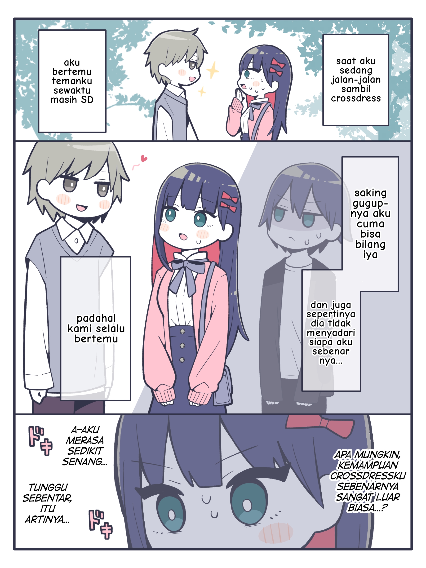 The Crossdressing Boy Who Lets Him Fondle Chapter 0 - halaman 1