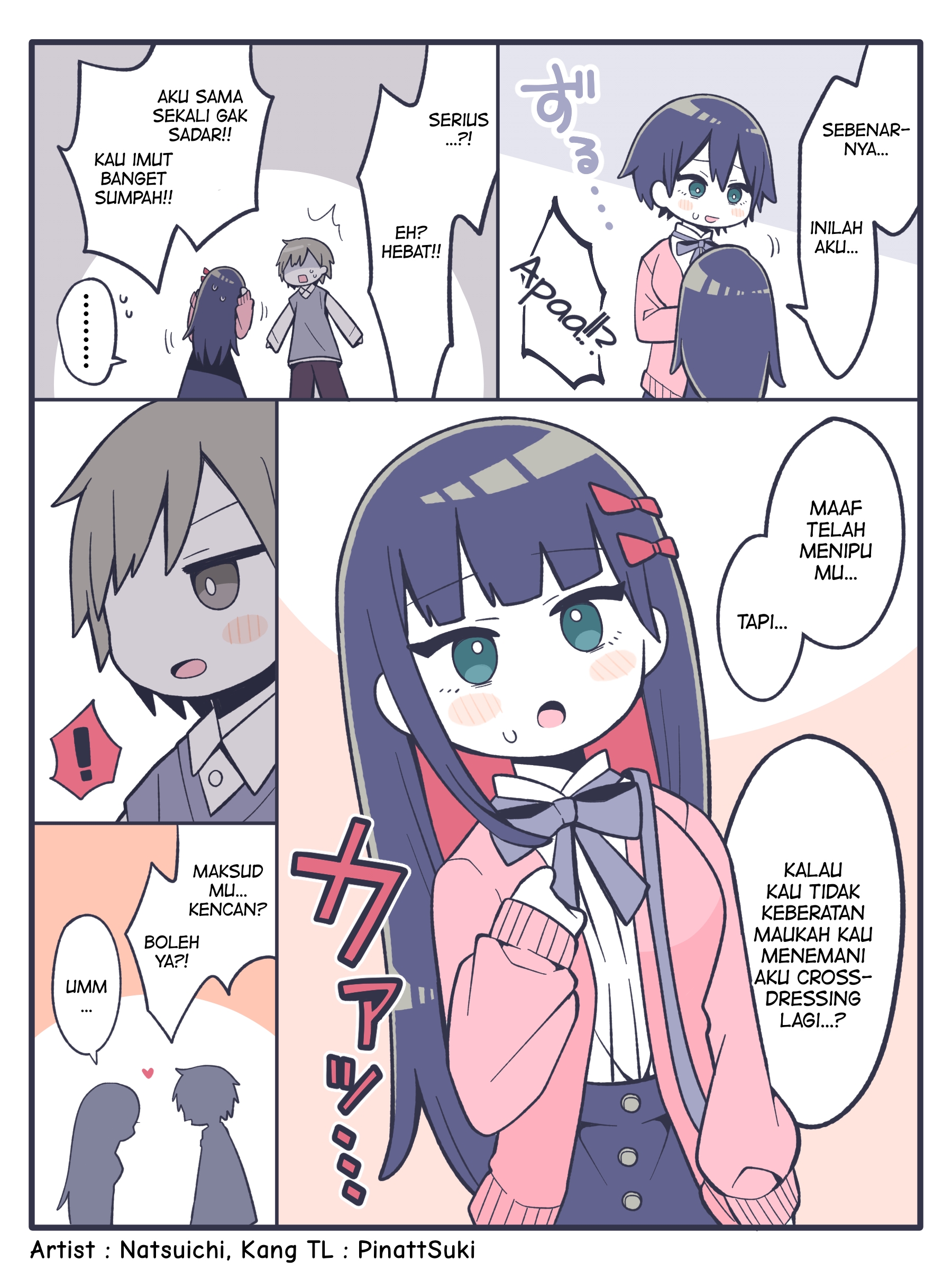 The Crossdressing Boy Who Lets Him Fondle Chapter 0 - halaman 4