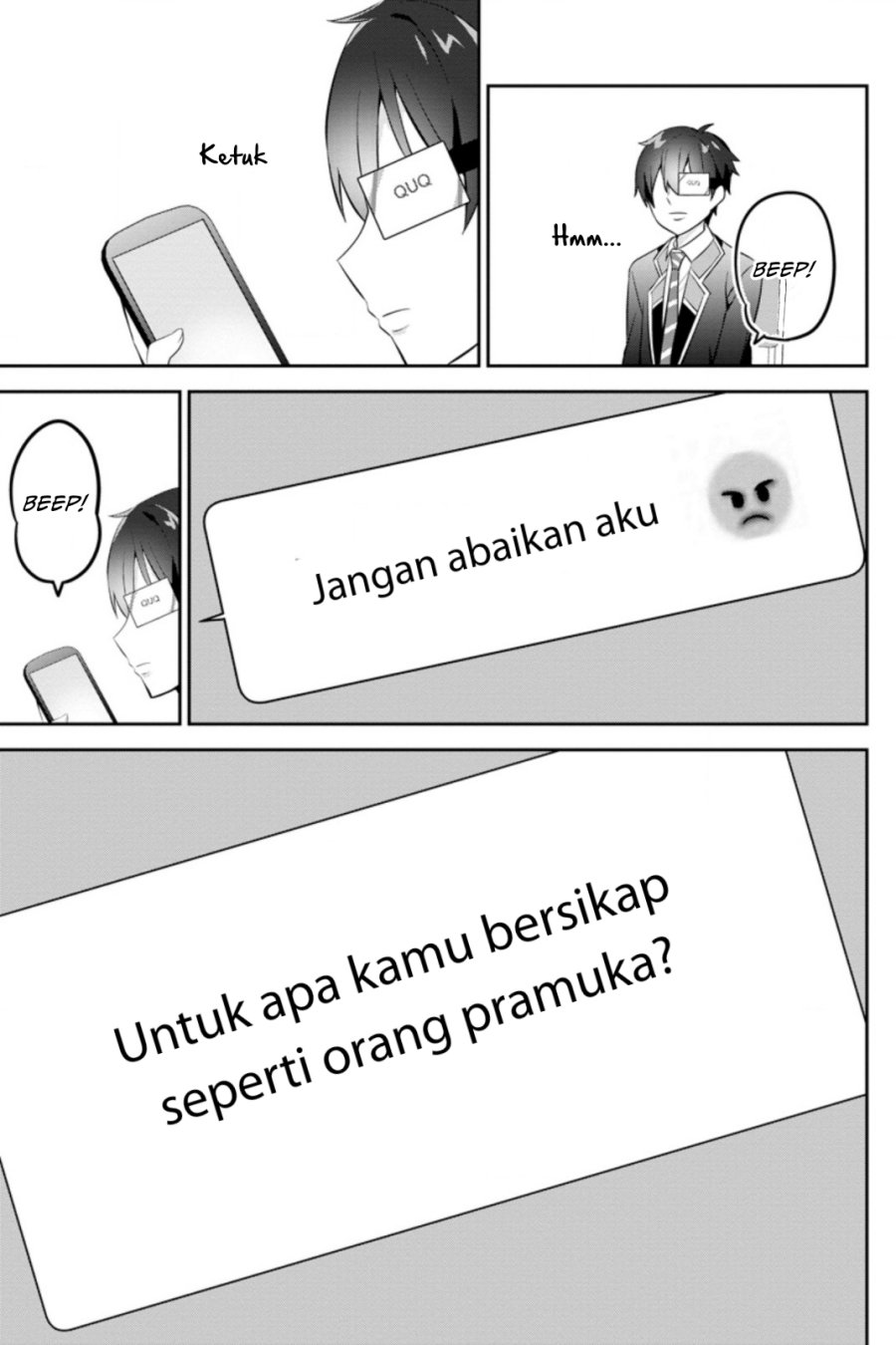 The Cute Girl Sitting Next to Me Is Trying to Make Me Fall in Love With Her as a Way to Ridicule Me, but the Tables Were Turned on Her Before She Knew It Chapter 11 - halaman 12