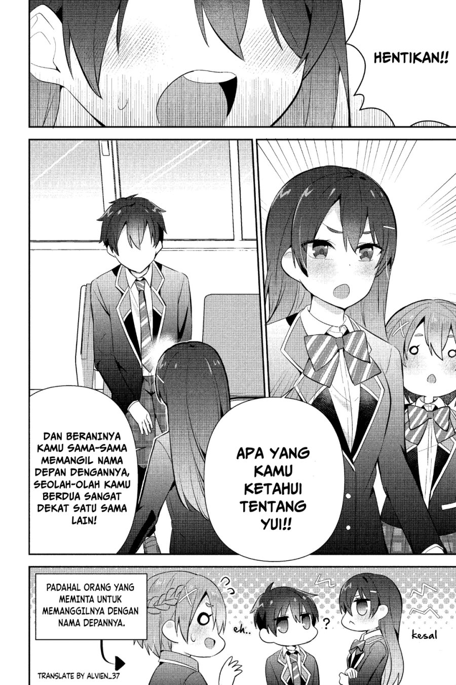 The Cute Girl Sitting Next to Me Is Trying to Make Me Fall in Love With Her as a Way to Ridicule Me, but the Tables Were Turned on Her Before She Knew It Chapter 11 - halaman 3