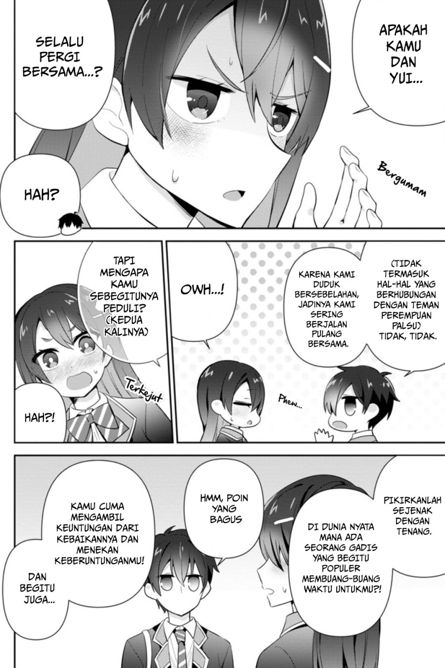 The Cute Girl Sitting Next to Me Is Trying to Make Me Fall in Love With Her as a Way to Ridicule Me, but the Tables Were Turned on Her Before She Knew It Chapter 11 - halaman 7