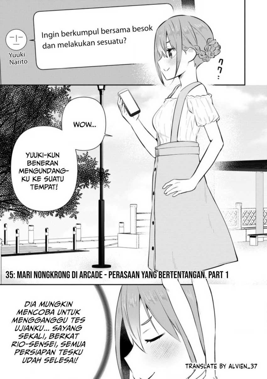 The Cute Girl Sitting Next to Me Is Trying to Make Me Fall in Love With Her as a Way to Ridicule Me, but the Tables Were Turned on Her Before She Knew It Chapter 13 - halaman 1