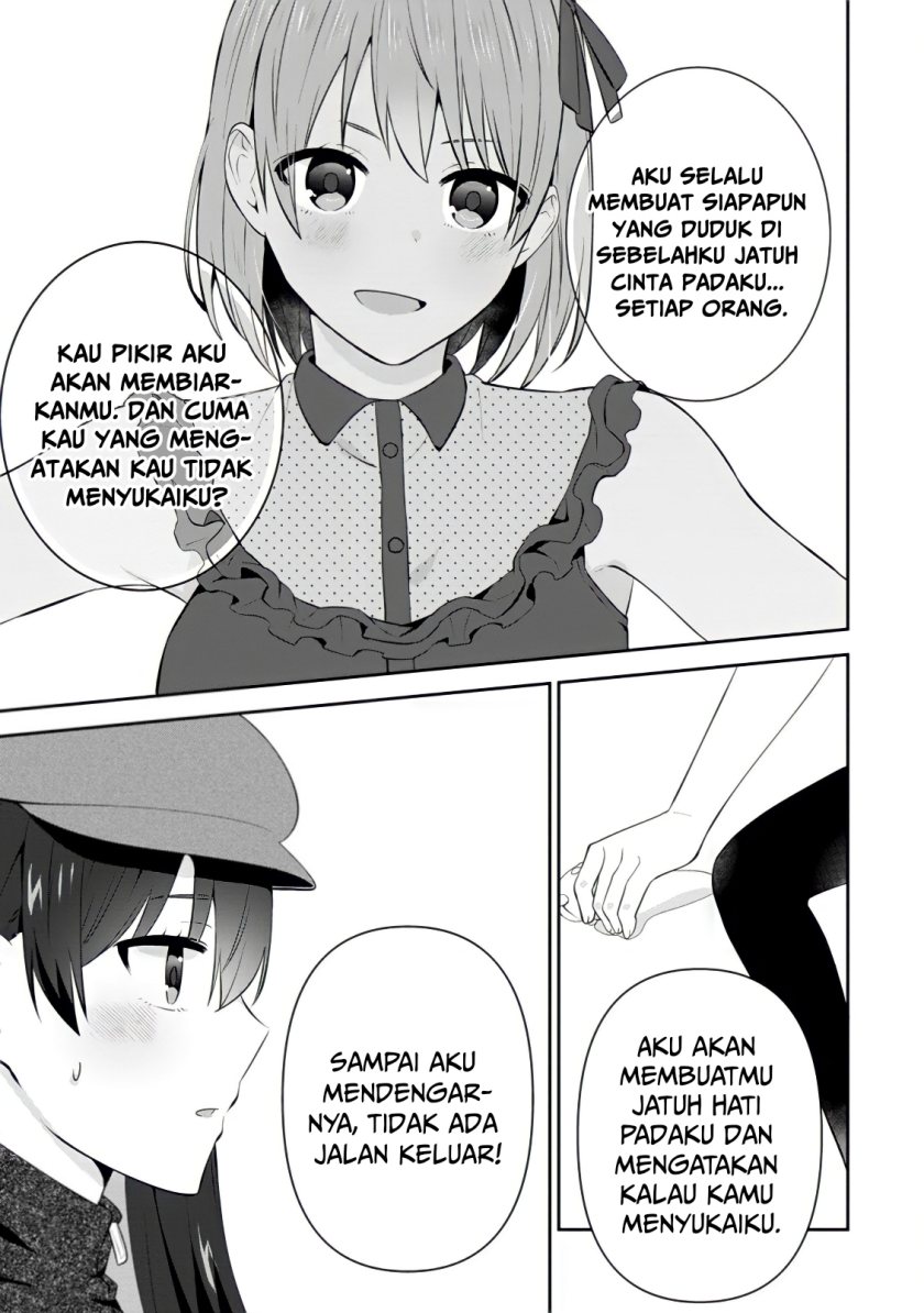 The Cute Girl Sitting Next to Me Is Trying to Make Me Fall in Love With Her as a Way to Ridicule Me, but the Tables Were Turned on Her Before She Knew It Chapter 20 - halaman 20