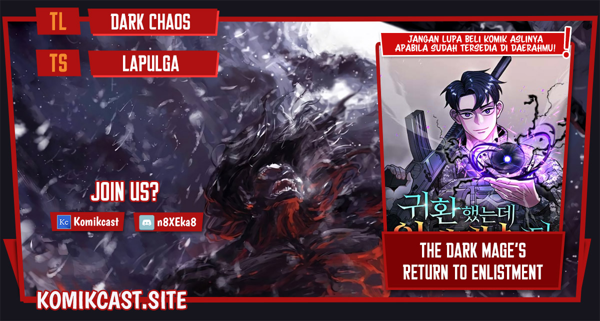 The Dark Mage’s Return to Enlistment Chapter 9 - halaman 1
