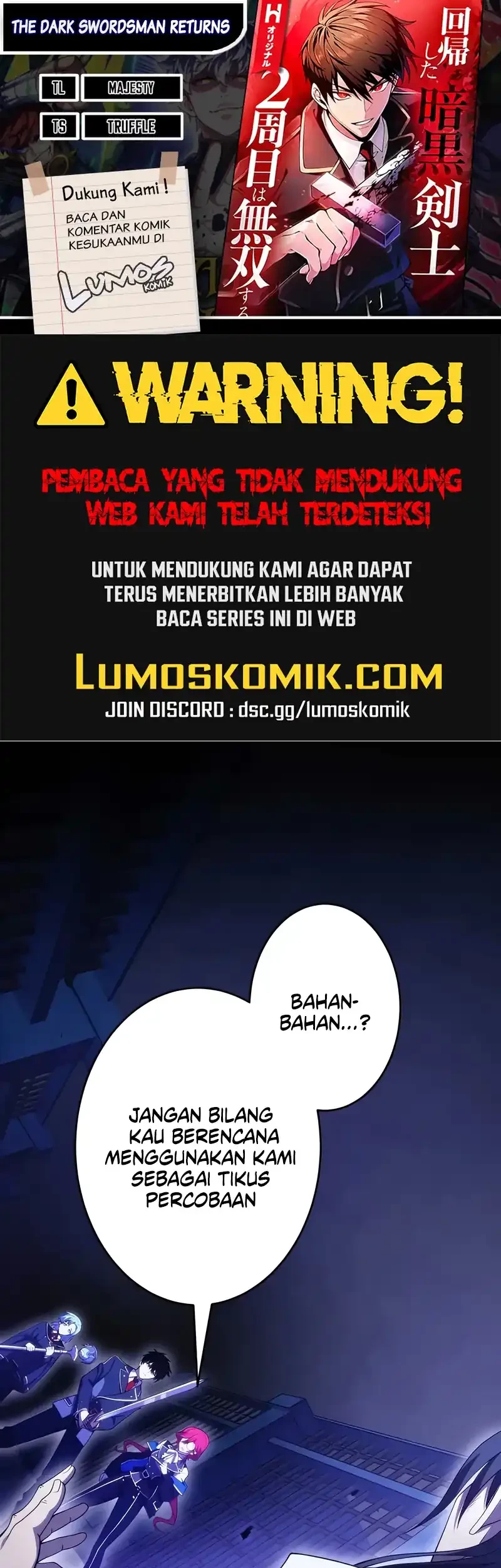 The Dark Swordsman Returns Chapter 17 - halaman 1