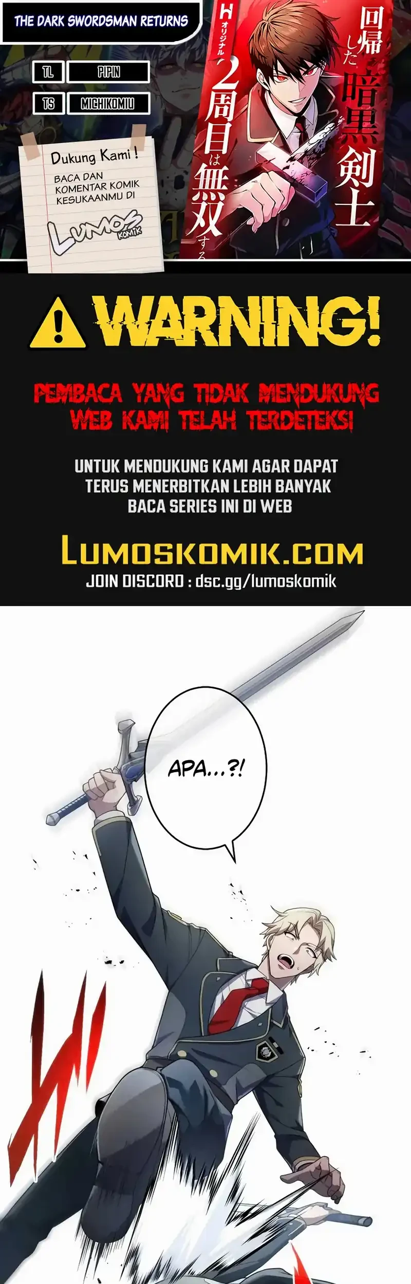 The Dark Swordsman Returns Chapter 22 - halaman 1