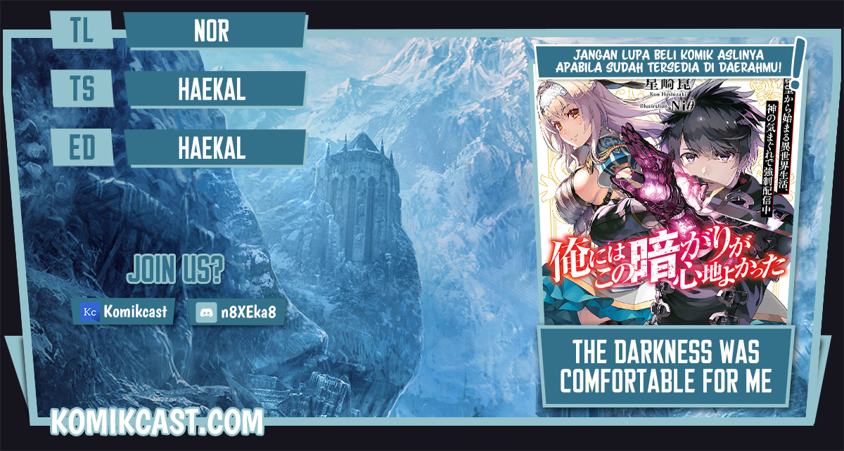 The Darkness was Comfortable for Me Chapter 1.2 - halaman 1