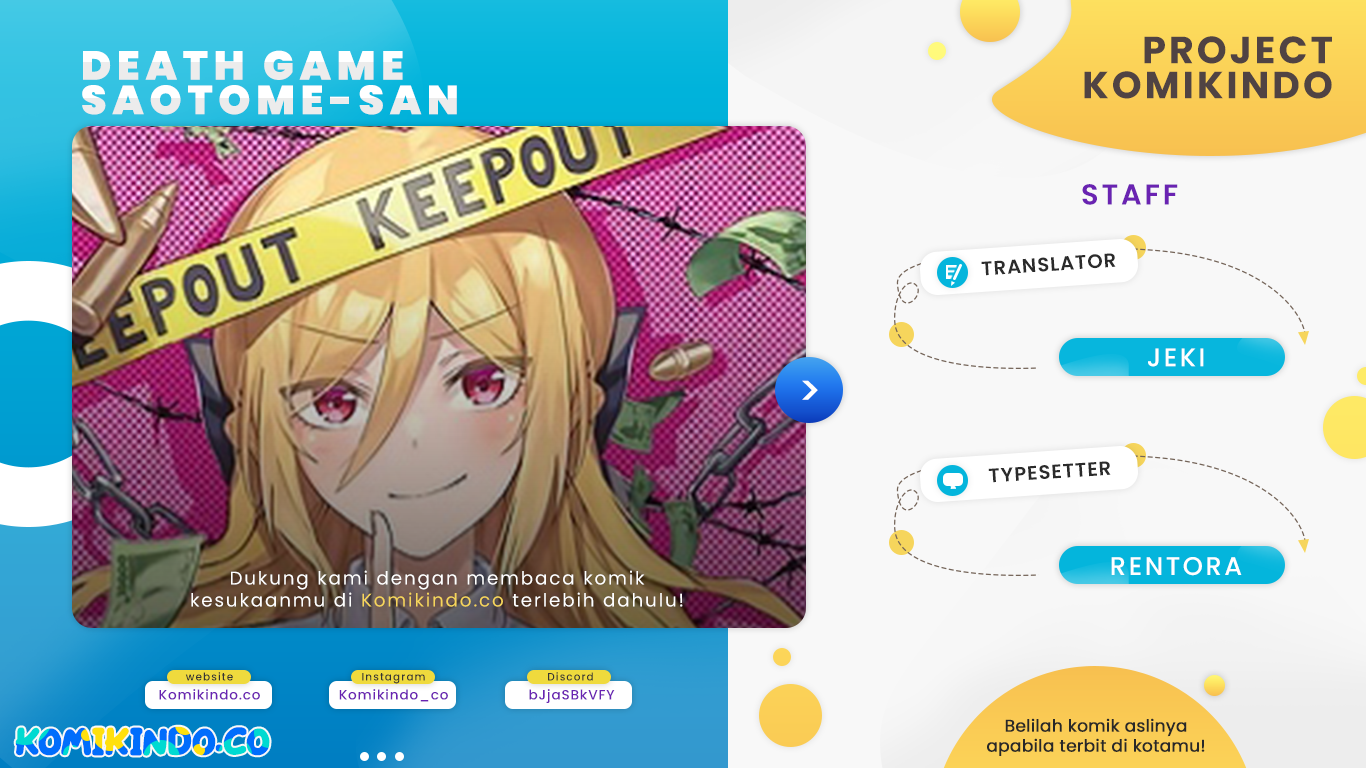 The Death Game Is All That Saotome-san Has Left Chapter 11 - halaman 1