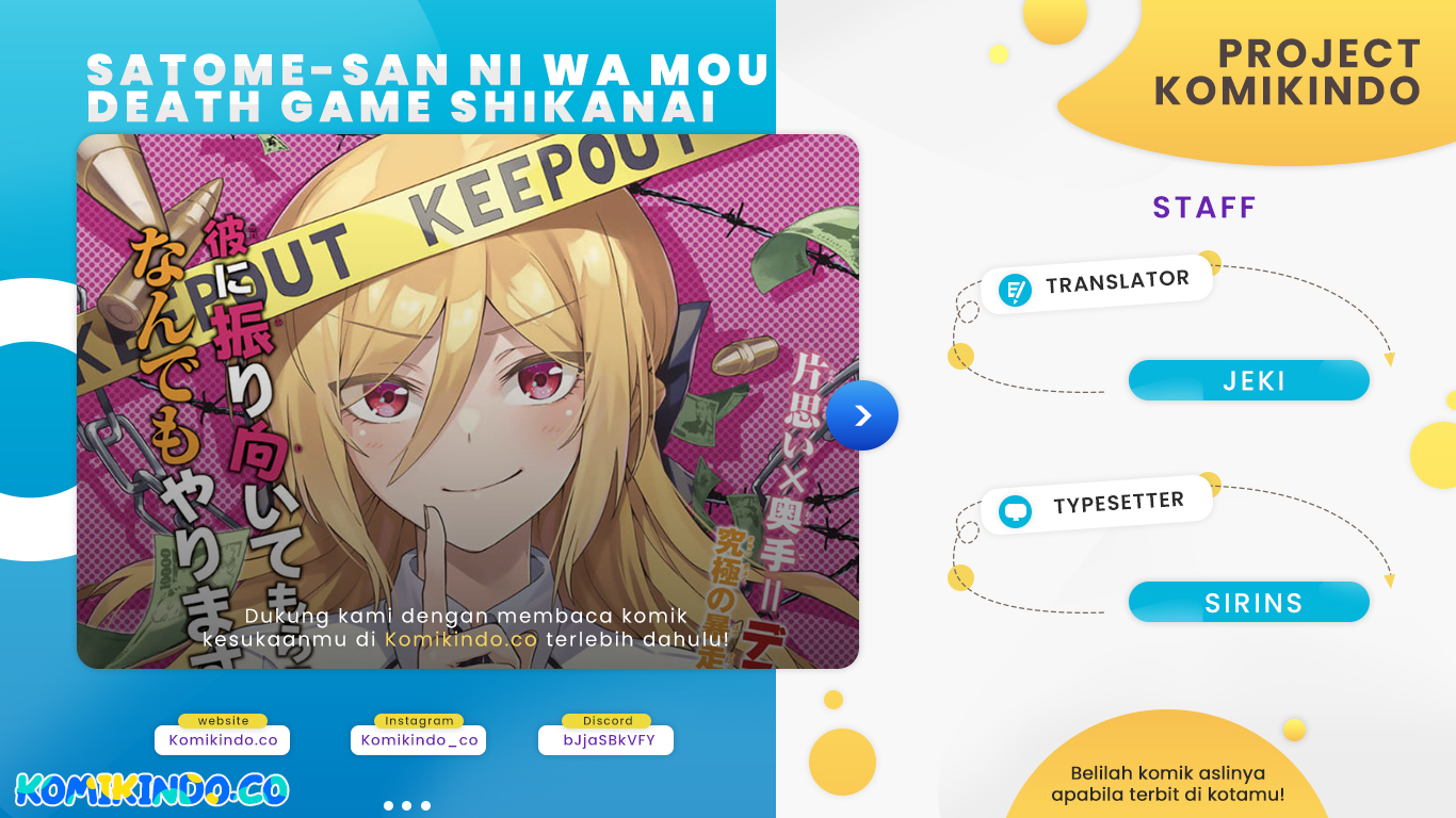 The Death Game Is All That Saotome-san Has Left Chapter 23 - halaman 1