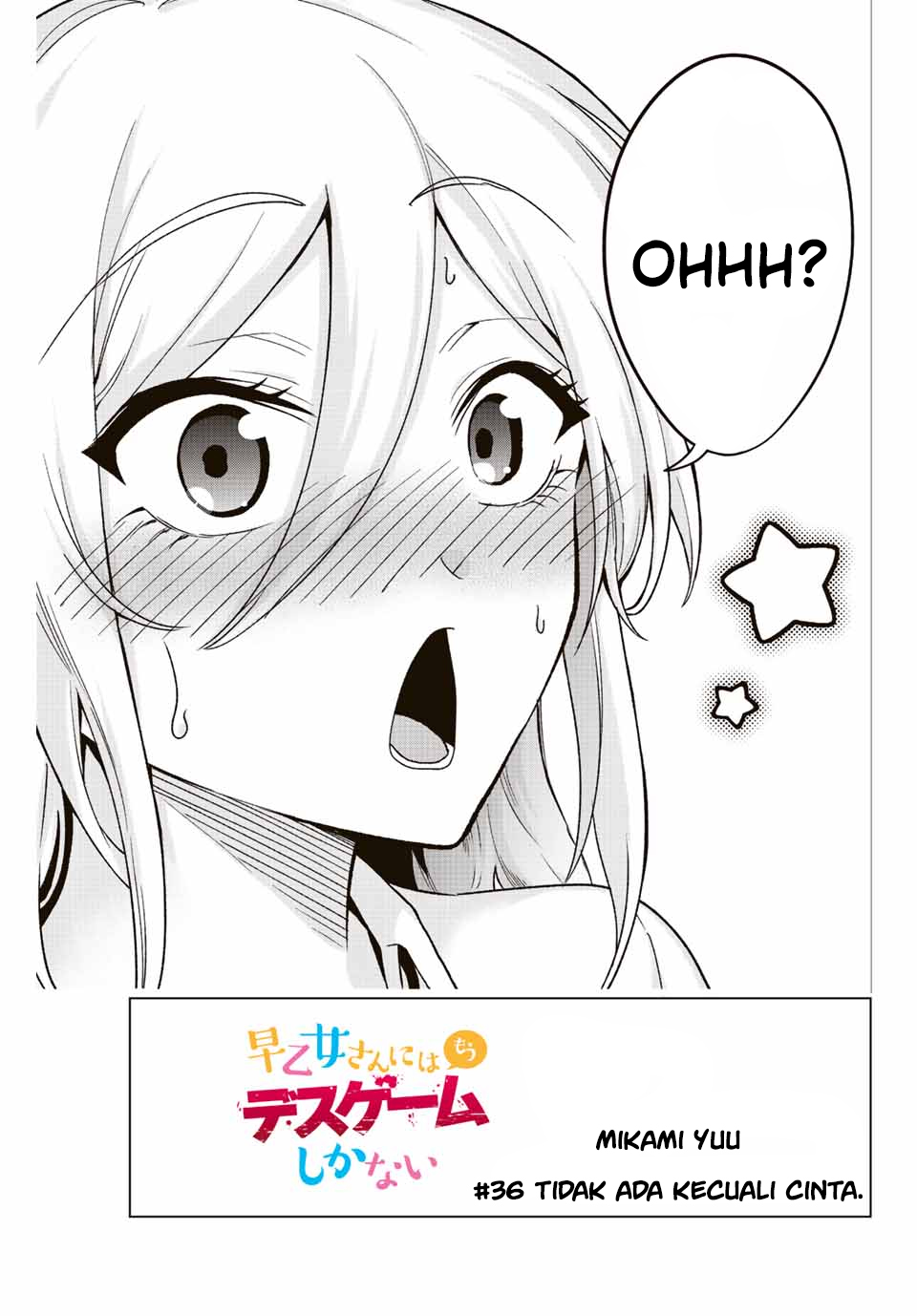 The Death Game Is All That Saotome-san Has Left Chapter 36 - halaman 6