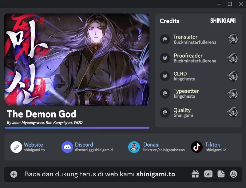 The Demon God Chapter 17 - halaman 1