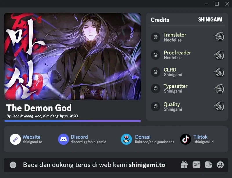 The Demon God Chapter 21 - halaman 1