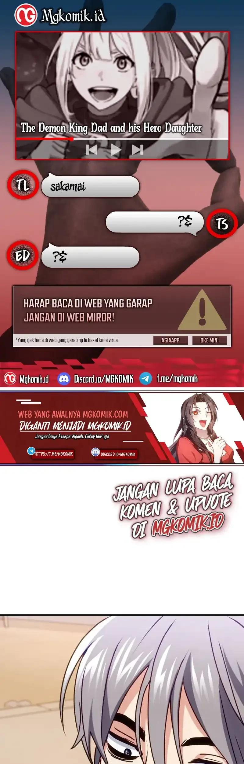 The Demon King Dad and his Hero Daughter Chapter 14 - halaman 1
