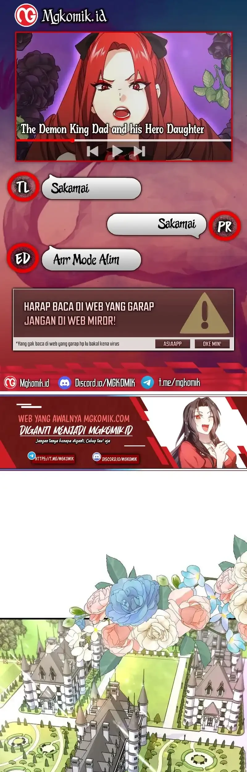 The Demon King Dad and his Hero Daughter Chapter 19 - halaman 1