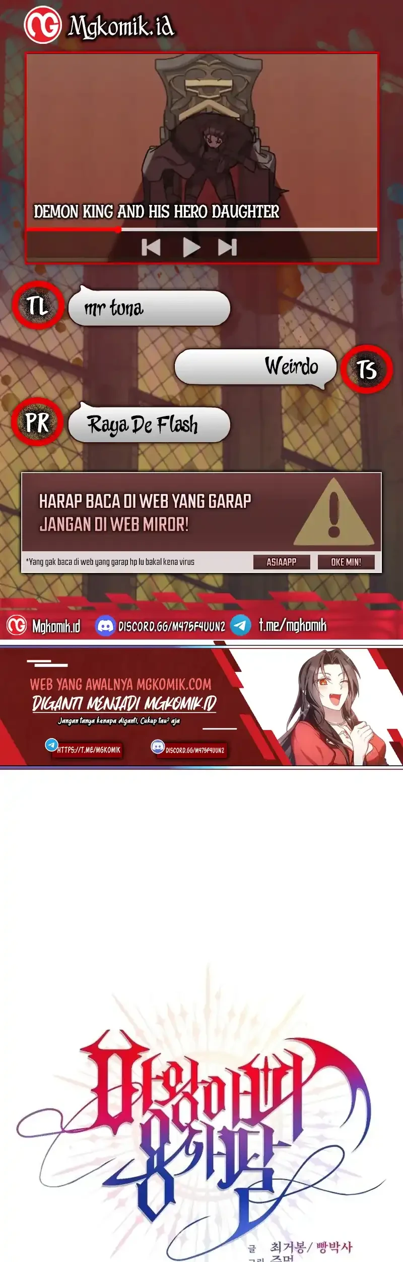 The Demon King Dad and his Hero Daughter Chapter 2 - halaman 1