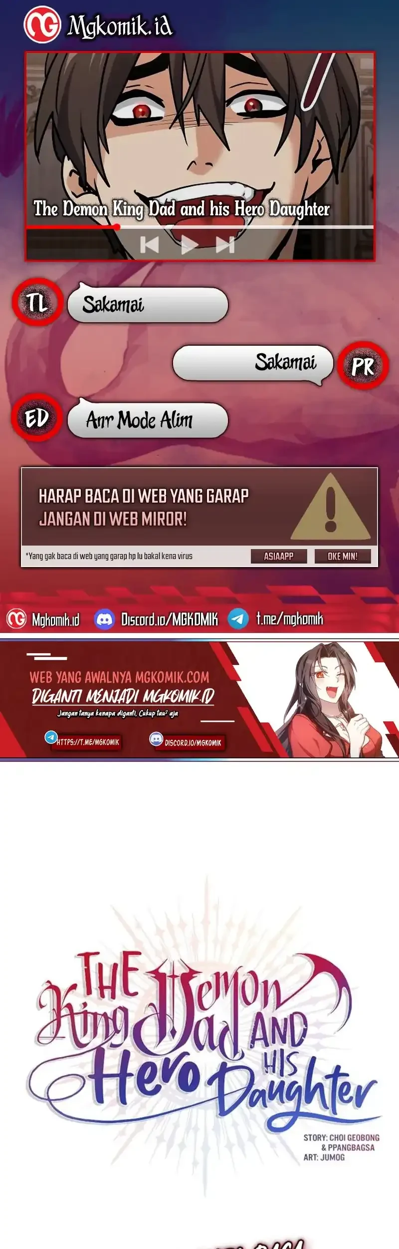 The Demon King Dad and his Hero Daughter Chapter 20 - halaman 1