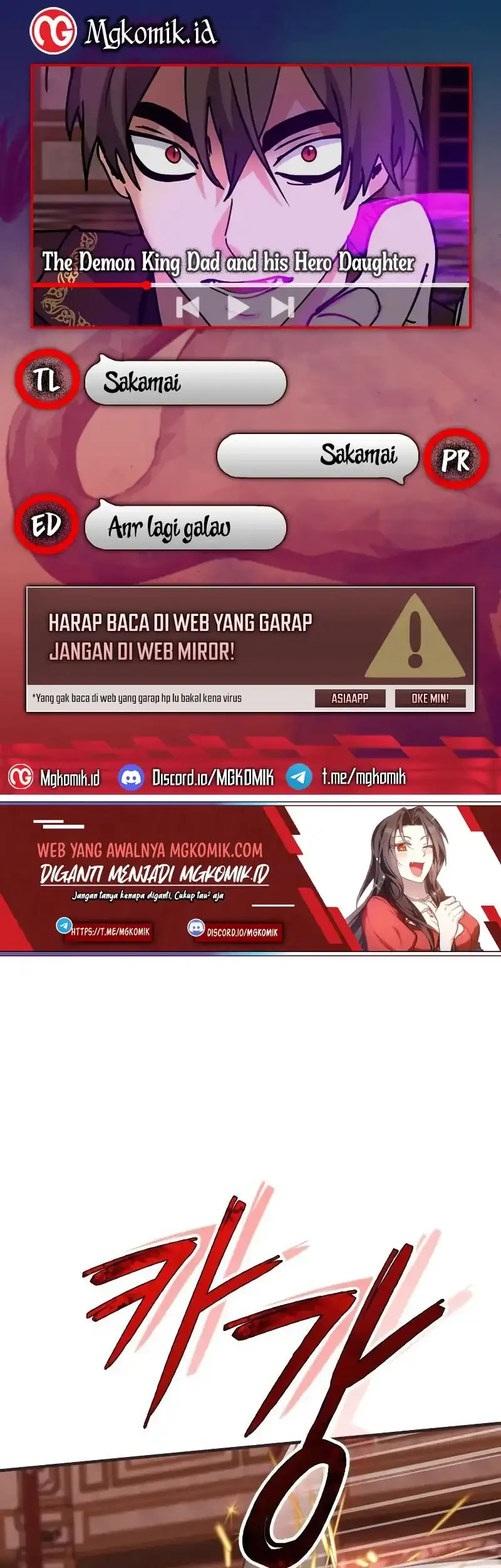 The Demon King Dad and his Hero Daughter Chapter 21 - halaman 1