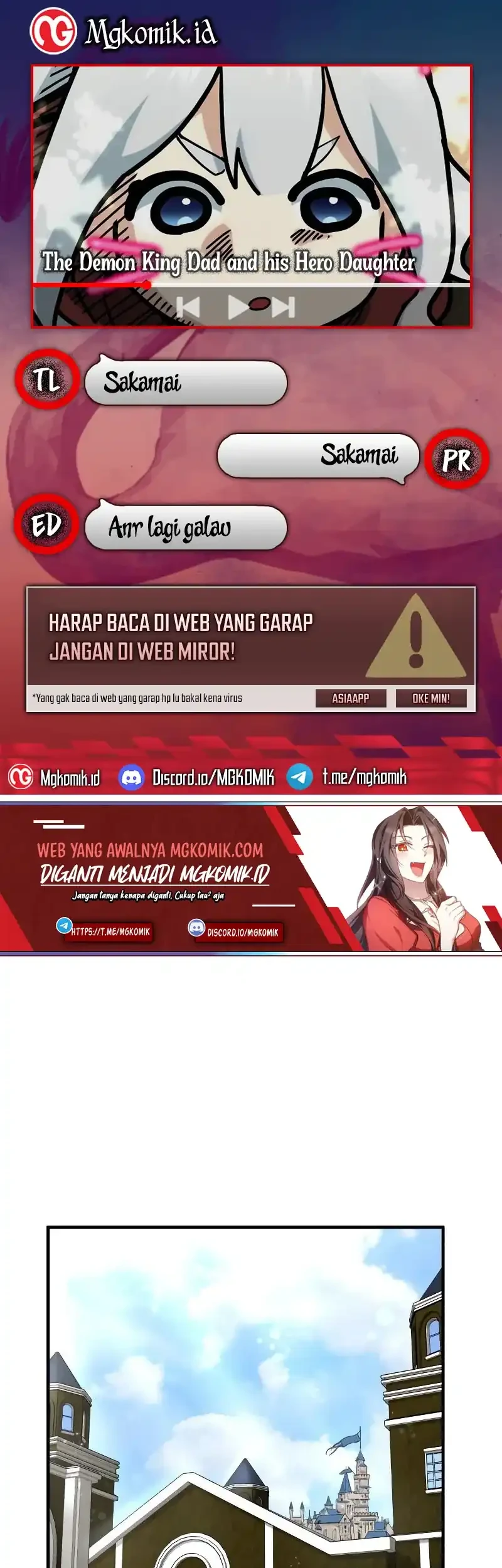The Demon King Dad and his Hero Daughter Chapter 22 - halaman 1