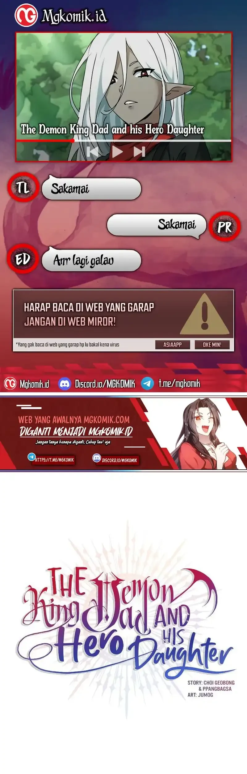 The Demon King Dad and his Hero Daughter Chapter 23 - halaman 1