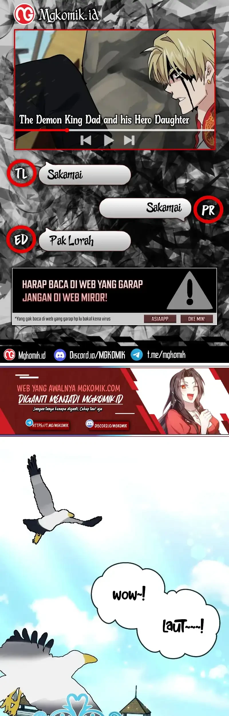 The Demon King Dad and his Hero Daughter Chapter 28 - halaman 1