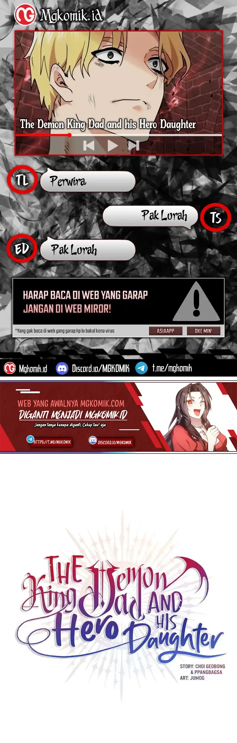 The Demon King Dad and his Hero Daughter Chapter 32 - halaman 1